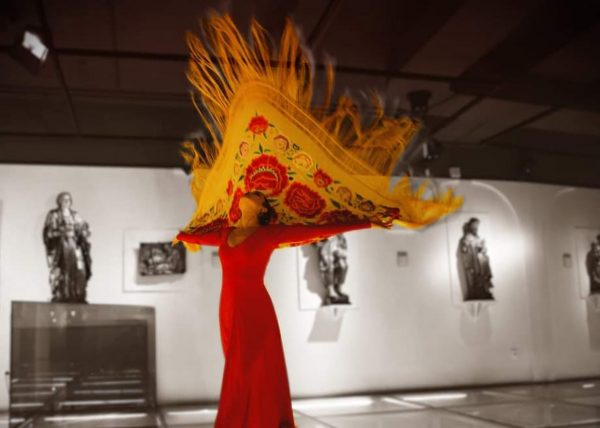 Beatriz Higueras. Bailaora de Flamenco. La noche en los museos